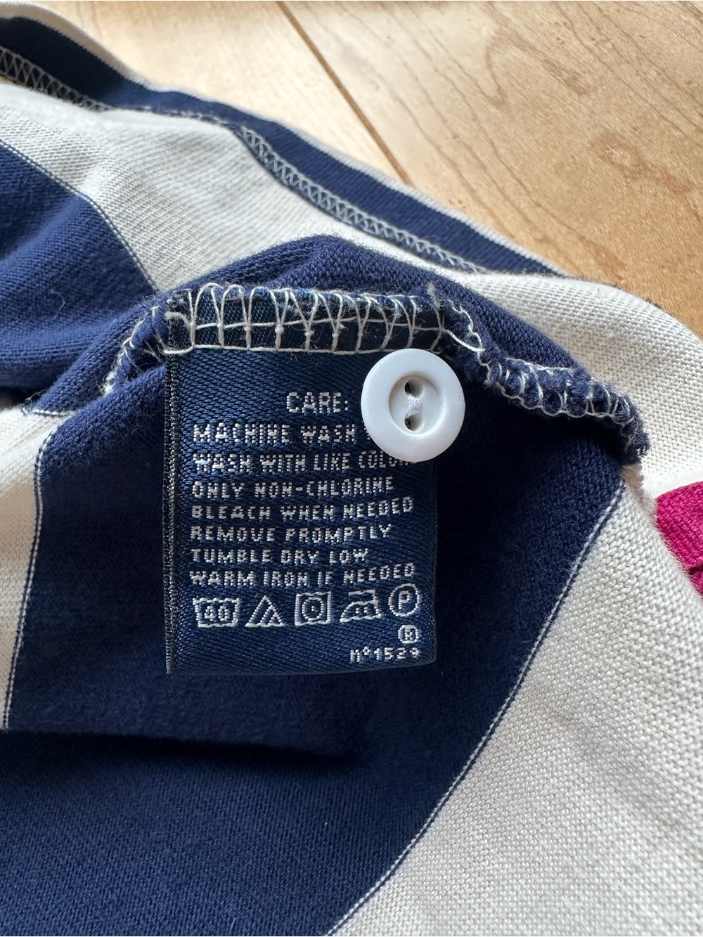 Polo by Ralph Lauren Women’s Navy and White Striped Rugby Sweater - Picture 4 of 6